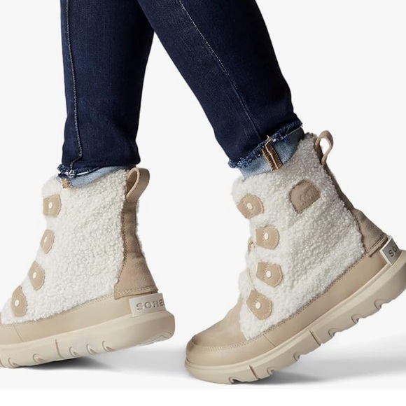 Sorel Explorer II Joan Cozy in Ancient Fossil/Sea Salt NWT - Picture 2 of 11